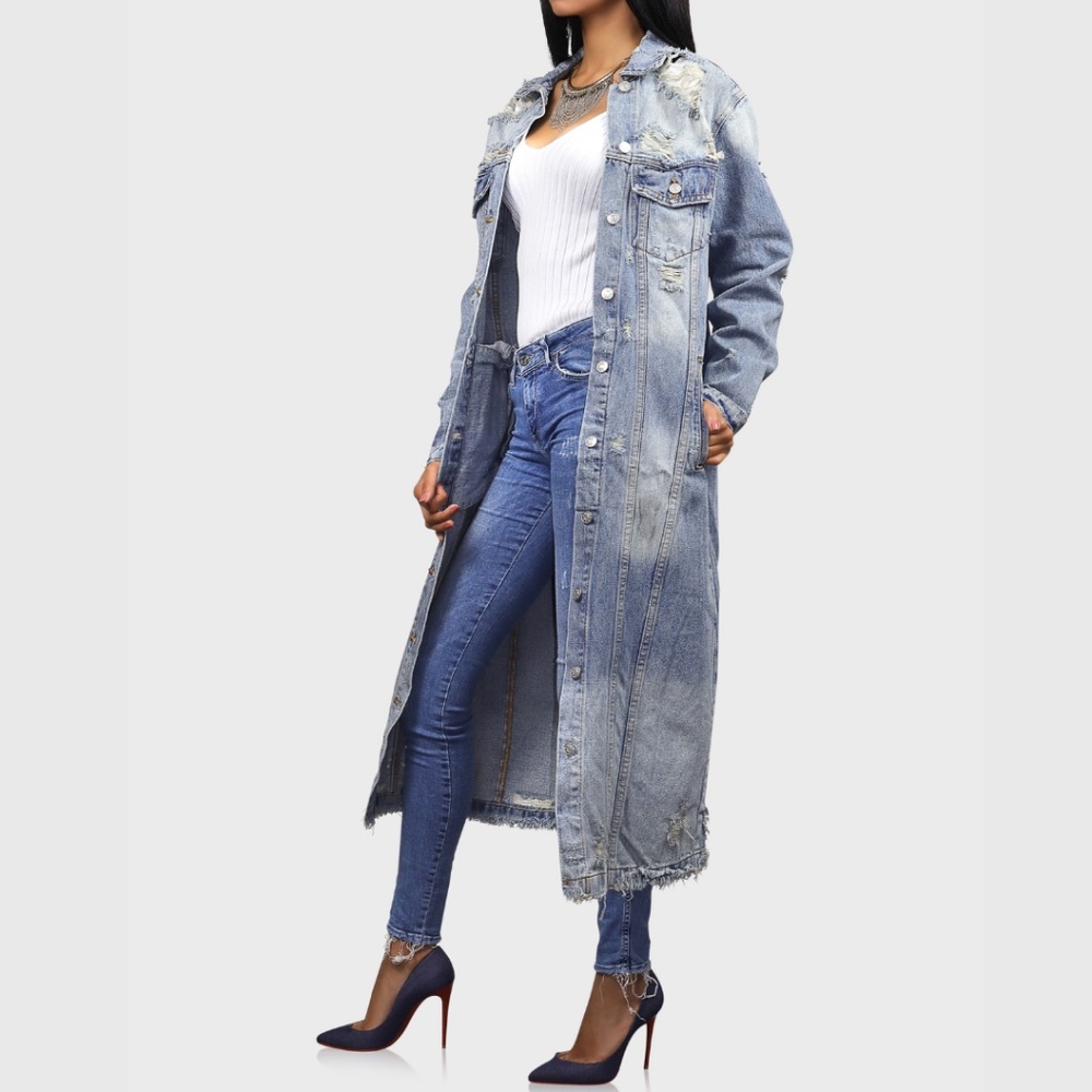 Oversized Jean jacket - Picture 2 of 3